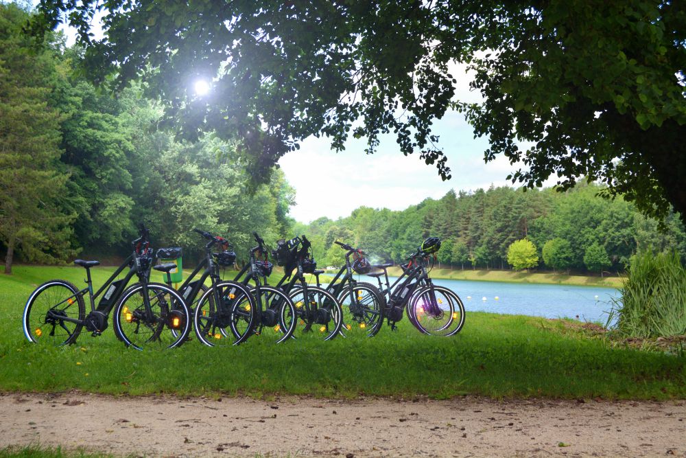 vélos au bord du lac Vélos au bord du lac